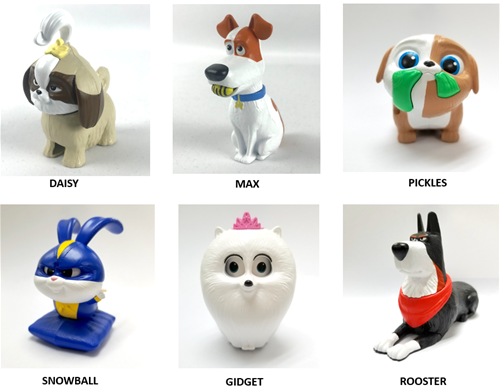 secret life of pets 2 figurines